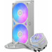 Cooler Master chłodnica wodna MasterLiquid Atmos II VRM 240, 2x120mm, LGA1851, AM5, biała