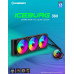 GameMax Gamemax CPU Liquid Cooler | ICEBURG 360 INFINITY BK | Black | Intel, AMD