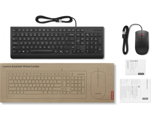 Lenovo LENOVO ESSENT.WIRED KEYB/MOUSE