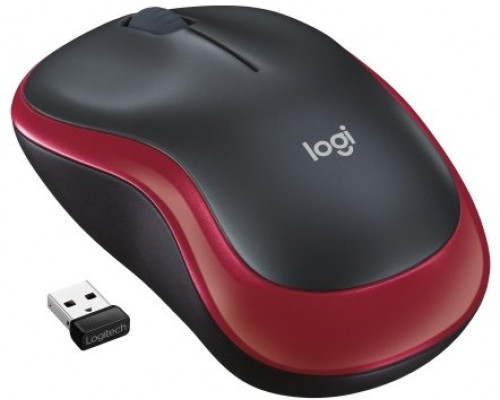 Logitech MOUSE USB OPTICAL CORDL. M185/RED 910-002240 LOGITECH