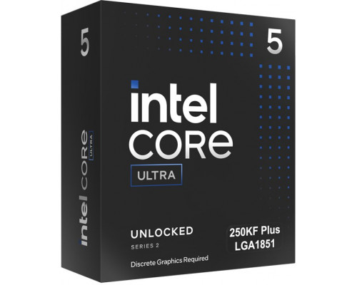 Intel Core Ultra 5 250KF Plus, 4.2 GHz, 30 MB, BOX (BX80768250KF)