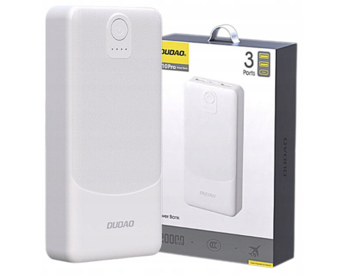 Dudao Dudao K10Pro 2,4A 20000mAh 2 x USB-A - White