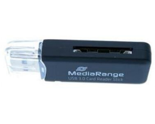 SD  MediaRange MEMORY READER USB3.0 STICK/BLACK MRCS507 MEDIARANGE MRCS507 (4260459610359)