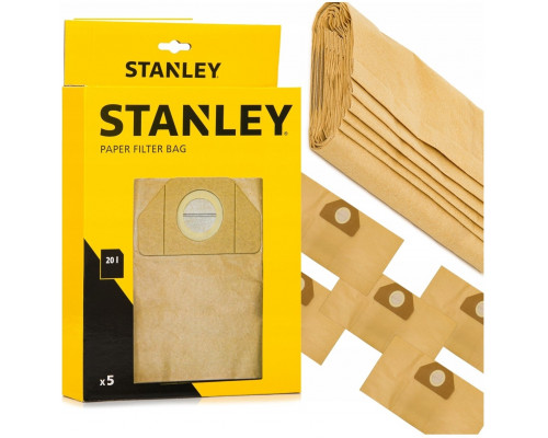 bags paper for the vacuum cleaner -20l (2szt)stanley