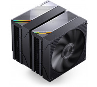 Jonsbo CA90 chłodzenie CPU, Dual-Tower, 1 x 130mm / 1 x 120mm, PWM, ARGB - czarny