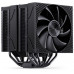 Jonsbo CA90 chłodzenie CPU, Dual-Tower, 1 x 130mm / 1 x 120mm, PWM, ARGB - czarny
