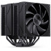 Jonsbo CA90 chłodzenie CPU, Dual-Tower, 1 x 130mm / 1 x 120mm, PWM, ARGB - czarny