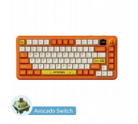 Ajazz mechaniczna bezprzewodowa AK820 MAX PLUS Avocado Switch Orange Theme - 3 model