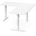 Gaming galds SENSE7 Nojo Light Corner White 160 cm x 140 cm White
