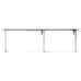 Gaming galds SENSE7 Nojo Light Corner White 160 cm x 140 cm White