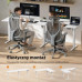 Gaming galds SENSE7 Nojo Light Corner White 160 cm x 140 cm White
