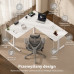 Gaming galds SENSE7 Nojo Light Corner White 160 cm x 140 cm White