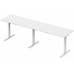 Gaming galds SENSE7 Nojo Light Corner White 160 cm x 140 cm White
