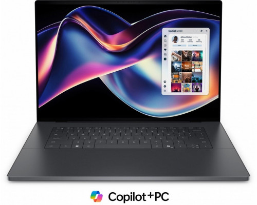 Laptop Dell XPS 16 DA16250 / 16" / Ultra X7 358H / 32GB / 2TB SSD / Windows 11 Pro (1626-4398)