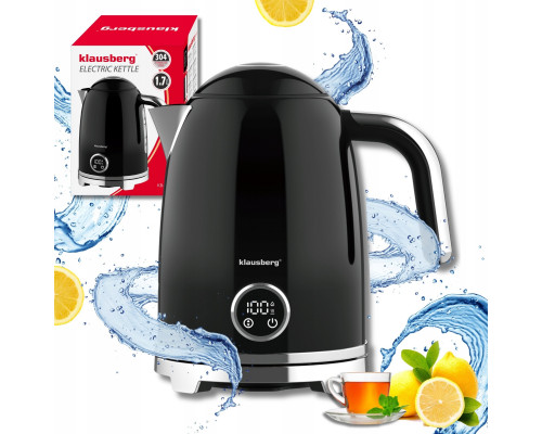 Klausberg CZAJNIK ELEKTRYCZNY 1,7L Z TERMOMETREM LED KLAUSBERG KB-9027 RETRO