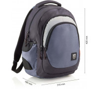 MIQUELRIUS Miquelrius Rucksack Triple Berlin Recyklingowy 30l 3 przegródkach niebieski