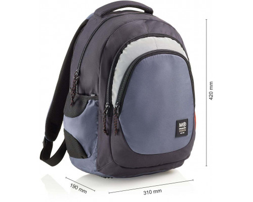MIQUELRIUS Miquelrius Rucksack Triple Berlin Recyklingowy 30l 3 przegródkach niebieski