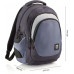 MIQUELRIUS Miquelrius Rucksack Triple Berlin Recyklingowy 30l 3 przegródkach niebieski