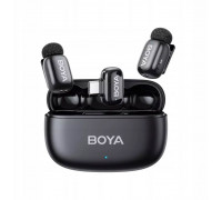 Boya Mikrofony BOYA mini 2-02 bezprzewodowe 2.4GHz USB-C - czarne