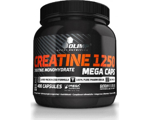 Olimp Kreatīns 1250mg 400 Mega kapsulas