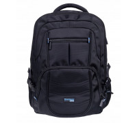 Akasa Plecak DONAU TRAVEL Amsterdam, 17", 35l, USB + kabel USB-C, black