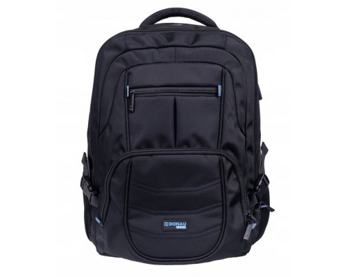 Akasa Plecak DONAU TRAVEL Amsterdam, 17", 35l, USB + kabel USB-C, black