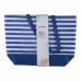 Alpina Alpina - Bag plażowa w paski 49,3x16x34 cm (Navy / White)