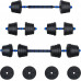 vidaXL vidaXL Zestaw hantli 2 w 1 40kg Black i blue