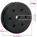 vidaXL vidaXL Zestaw hantli 2 w 1 40kg Black i blue