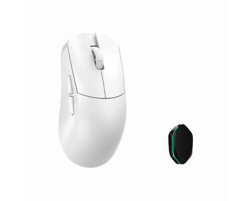 WLMouse YING Magnesium Bezprzewodowa mysz gamingowa, PAW3950HS, 8K Polling, OMRON Optical Switches - biały