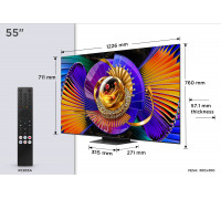 TCL C7L 55'' 4K UHD SQD-Mini LED Black - 55C7L (5901292529956)
