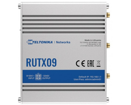 Teltonika teltonika router LTE RUTX09 (Cat 6), 4xGbE, GNSS, Ethernet