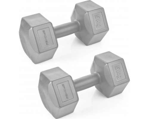 Spokey dumbbells Monster II vinyl 2 x 5 kg