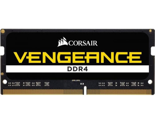 Corsair Vengeance, SODIMM, DDR4, 16 GB, 2400 MHz, CL16 (CMSX16GX4M1A2400C16)