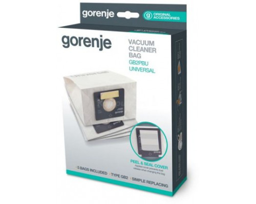 Gorenje A set of 5 pcs. bags paperch GB2PBU for the vacuum cleaners z linii Gorenje G-Force