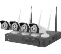 Lanberg Recorder NVR 4-channel WiFi + 4 IP WiFi 2Mpx cameras with accessories -ICS-0404-0020