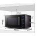 Toshiba MW2-AG23PF Kuchenka Mikrofalowa 3w1 Microwave grill 900W Funkcja ECO* Czarna