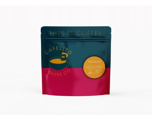Cafelito Cafelito - kawa ziarnista Kawa Słonie Omniroast 250 g
