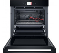 Whirlpool 73 L pirolityczna tirasowana czarna do zabudowy elektryczna piekarnik WOI98MPT2SBA