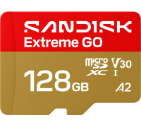 SD  SanDisk Extreme GO MicroSDXC 128 GB Class 10 UHS-I/U3 A2 V30 (SDSQXGN-128G-GN6MN)