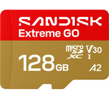 SD  SanDisk Extreme GO MicroSDXC 128 GB Class 10 UHS-I/U3 A2 V30 (SDSQXGN-128G-GN6MN)