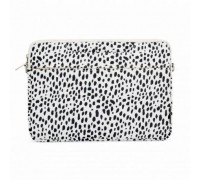 iLike na laptopa 15-16 Inches Fabric Laptop Bag With Strap Leopard White ILIUN16LBLW