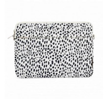 iLike na laptopa 15-16 Inches Fabric Laptop Bag With Strap Leopard White ILIUN16LBLW
