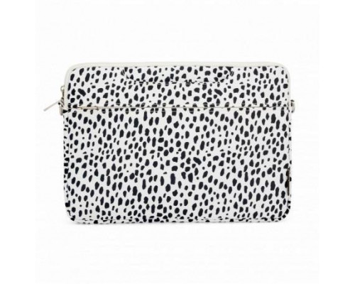 iLike na laptopa 15-16 Inches Fabric Laptop Bag With Strap Leopard White ILIUN16LBLW