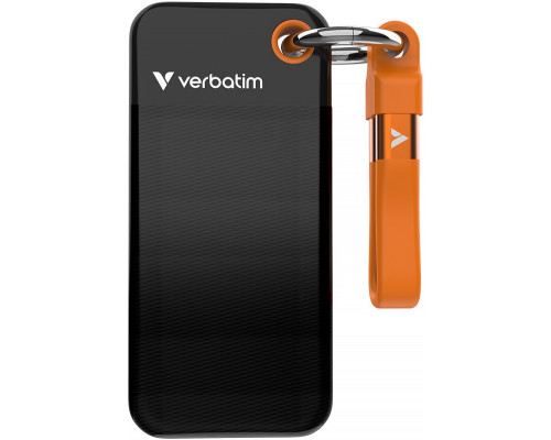 SSD Verbatim Pocket 128GB Black-orange (32435)