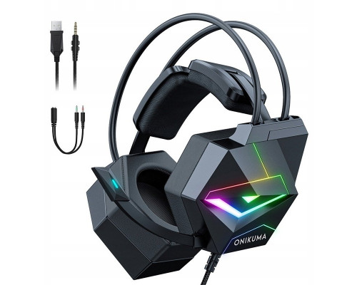 Onikuma X20 Czarny (X20 Black (N))