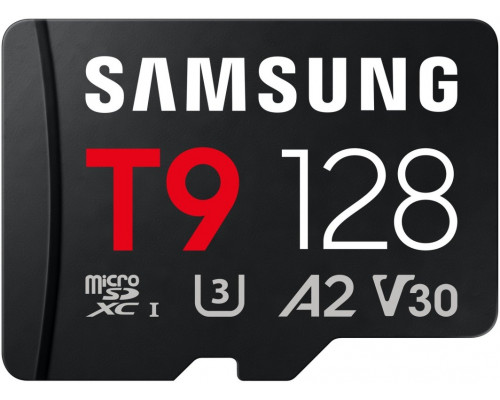 SD  Samsung T9 MicroSDXC 128 GB Class 10 UHS-I/U3 A2 V30 (MB-MH128TB/WW)