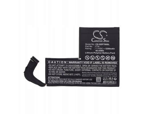Cameron Sino Akumulator Bateria 5200 Mah For Steam Deck LCD F7a / / Cs-sdf700sl (SB12003)