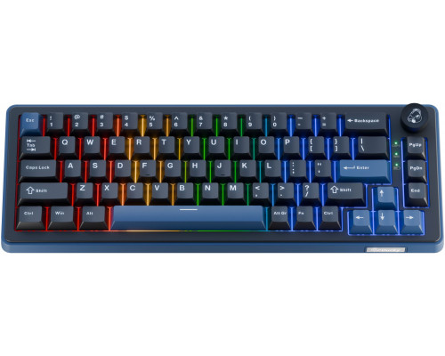 Ducky  OK-M 65, 65%, Hot-swap-owalna, RGB, ANSI - KTT Wine Red Switches (DKOKM2567-KWUSPDCOCH1)