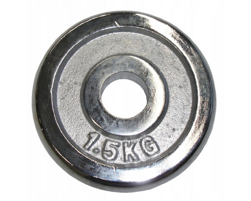 Kubisport Plate ciężar ciężarek load chrome plated Solidne 1,5kg -25mm (Kub_05-CWCH1/5K-25)